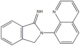 2-(quinolin-8-yl)-2,3-dihydro-1H-isoindol-1-imine Structure