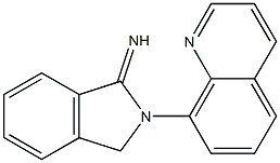  2-(quinolin-8-yl)-2,3-dihydro-1H-isoindol-1-imine