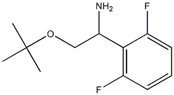 2-(tert-butoxy)-1-(2,6-difluorophenyl)ethan-1-amine Struktur