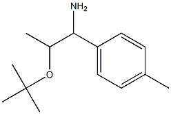 2-(tert-butoxy)-1-(4-methylphenyl)propan-1-amine Struktur
