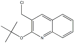 2-(tert-butoxy)-3-(chloromethyl)quinoline Structure