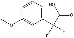 2,2-difluoro-2-(3-methoxyphenyl)acetic acid Structure