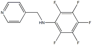 2,3,4,5,6-pentafluoro-N-(pyridin-4-ylmethyl)aniline Structure