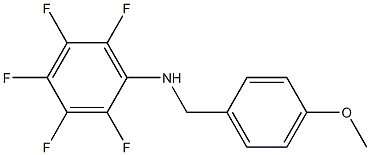  2,3,4,5,6-pentafluoro-N-[(4-methoxyphenyl)methyl]aniline