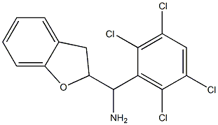  2,3-dihydro-1-benzofuran-2-yl(2,3,5,6-tetrachlorophenyl)methanamine
