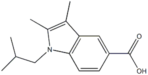 2,3-dimethyl-1-(2-methylpropyl)-1H-indole-5-carboxylic acid