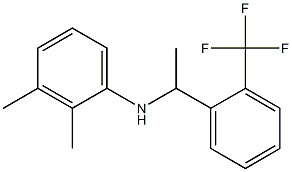2,3-dimethyl-N-{1-[2-(trifluoromethyl)phenyl]ethyl}aniline Structure