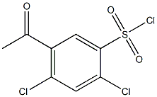 2,4-dichloro-5-acetylbenzene-1-sulfonyl chloride,,结构式
