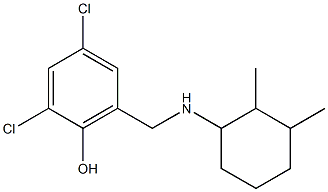  2,4-dichloro-6-{[(2,3-dimethylcyclohexyl)amino]methyl}phenol