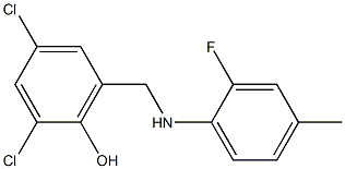 2,4-dichloro-6-{[(2-fluoro-4-methylphenyl)amino]methyl}phenol