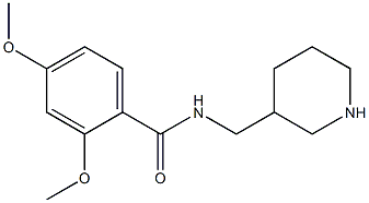 2,4-dimethoxy-N-(piperidin-3-ylmethyl)benzamide