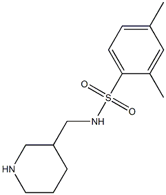  2,4-dimethyl-N-(piperidin-3-ylmethyl)benzene-1-sulfonamide