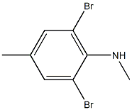 2,6-dibromo-N,4-dimethylaniline Structure