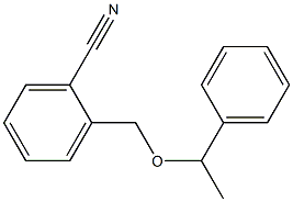 2-[(1-phenylethoxy)methyl]benzonitrile