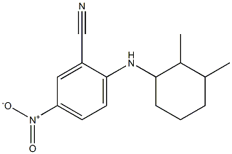 2-[(2,3-dimethylcyclohexyl)amino]-5-nitrobenzonitrile|