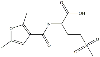 2-[(2,5-dimethylfuran-3-yl)formamido]-4-methanesulfonylbutanoic acid