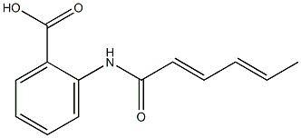 2-[(2E,4E)-hexa-2,4-dienoylamino]benzoic acid|