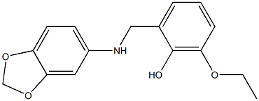 2-[(2H-1,3-benzodioxol-5-ylamino)methyl]-6-ethoxyphenol|