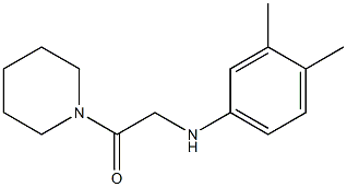2-[(3,4-dimethylphenyl)amino]-1-(piperidin-1-yl)ethan-1-one