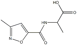 2-[(3-methyl-1,2-oxazol-5-yl)formamido]propanoic acid Structure