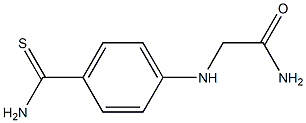 2-[(4-carbamothioylphenyl)amino]acetamide Structure