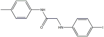 2-[(4-iodophenyl)amino]-N-(4-methylphenyl)acetamide Structure