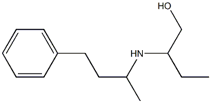 2-[(4-phenylbutan-2-yl)amino]butan-1-ol 结构式