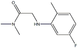 2-[(5-fluoro-2-methylphenyl)amino]-N,N-dimethylacetamide