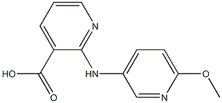 2-[(6-methoxypyridin-3-yl)amino]pyridine-3-carboxylic acid
