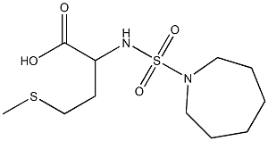  2-[(azepane-1-sulfonyl)amino]-4-(methylsulfanyl)butanoic acid