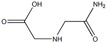 2-[(carbamoylmethyl)amino]acetic acid Struktur