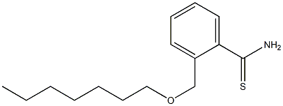 2-[(heptyloxy)methyl]benzene-1-carbothioamide Structure