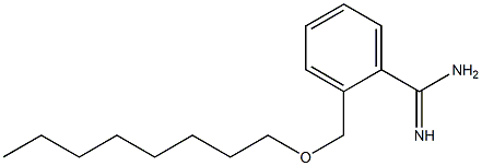 2-[(octyloxy)methyl]benzene-1-carboximidamide Structure