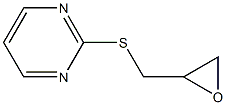 2-[(oxiran-2-ylmethyl)sulfanyl]pyrimidine Structure
