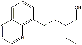 2-[(quinolin-8-ylmethyl)amino]butan-1-ol Struktur