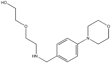 2-[2-({[4-(morpholin-4-yl)phenyl]methyl}amino)ethoxy]ethan-1-ol Structure