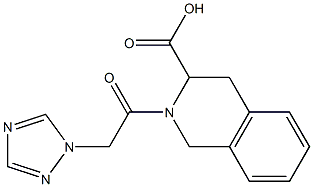 2-[2-(1H-1,2,4-triazol-1-yl)acetyl]-1,2,3,4-tetrahydroisoquinoline-3-carboxylic acid
