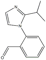 2-[2-(propan-2-yl)-1H-imidazol-1-yl]benzaldehyde Structure