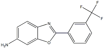 2-[3-(trifluoromethyl)phenyl]-1,3-benzoxazol-6-amine Struktur