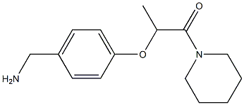 2-[4-(aminomethyl)phenoxy]-1-(piperidin-1-yl)propan-1-one