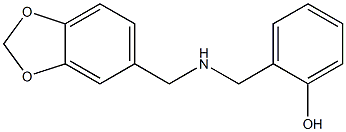 2-{[(2H-1,3-benzodioxol-5-ylmethyl)amino]methyl}phenol Structure