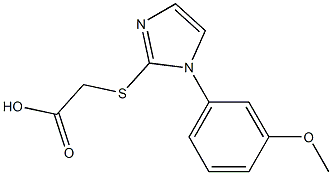 2-{[1-(3-methoxyphenyl)-1H-imidazol-2-yl]sulfanyl}acetic acid