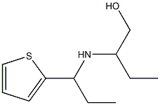 2-{[1-(thiophen-2-yl)propyl]amino}butan-1-ol Struktur
