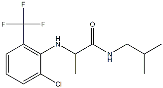 2-{[2-chloro-6-(trifluoromethyl)phenyl]amino}-N-(2-methylpropyl)propanamide