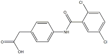  2-{4-[(2,5-dichlorobenzene)amido]phenyl}acetic acid