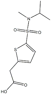 2-{5-[methyl(propan-2-yl)sulfamoyl]thiophen-2-yl}acetic acid|