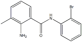 2-amino-N-(2-bromophenyl)-3-methylbenzamide Structure