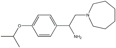 2-azepan-1-yl-1-(4-isopropoxyphenyl)ethanamine,,结构式