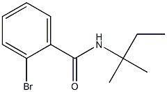 2-bromo-N-(1,1-dimethylpropyl)benzamide Structure