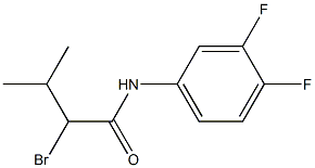 2-bromo-N-(3,4-difluorophenyl)-3-methylbutanamide Structure
